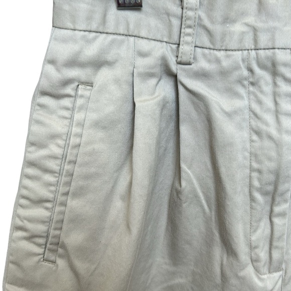 Cutter & Buck Wide Leg Golf Shorts Pleated High Waisted Khaki 6/26 - Picture 5 of 8